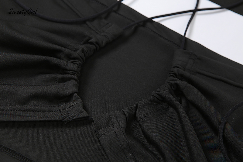 Bộ Áo Croptop Trễ Vai Tay Dài Màu Trơn + Chân Váy Lưng Cao Xếp Ly Thời Trang Cho Nữ