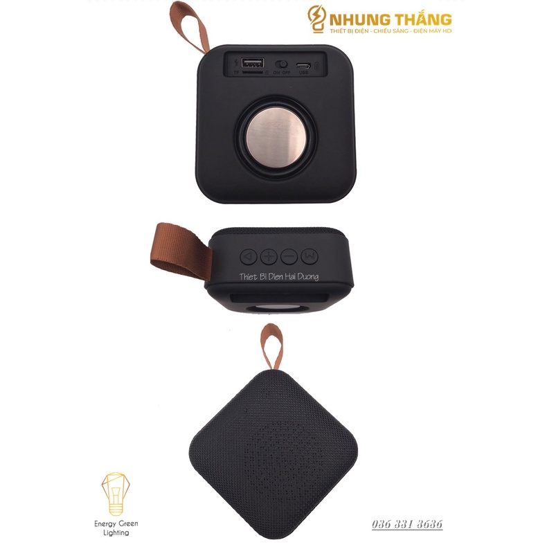 Loa Bluetooth Di Động T5 - Hỗ Trợ Khe Cắm Thẻ Nhớ - USB - Dung Lượng Pin Lớn -Nhiều Màu Sắc - Có video