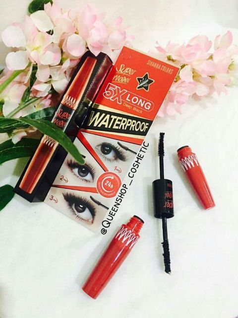 Mascara 2 đầu nối mi Sivanna Super Model 5X Long