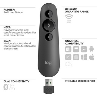 Thiết Bị Trình Chiếu Logitech R500 Red laser