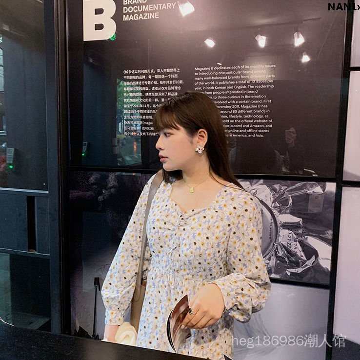 Đầm Hoa Phối Bèo Xinh Xắn Thanh Lịch Cho Nữ | BigBuy360 - bigbuy360.vn