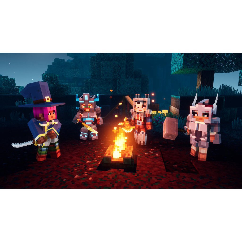 Đĩa Game Ps4 Minecraft Dungeons Hero Edition