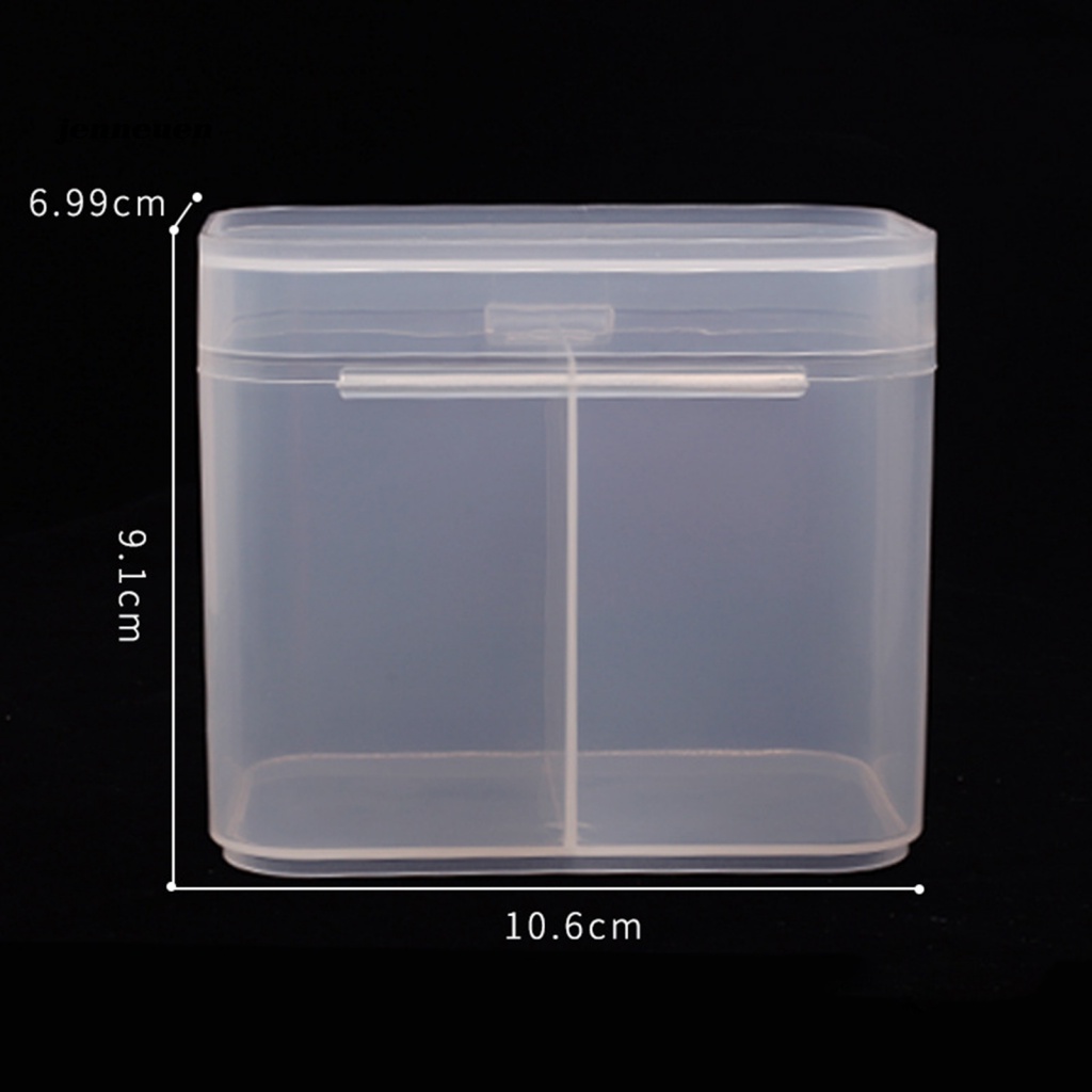 Hộp Đựng Bông Cotton 2 Ngăn Đa Năng