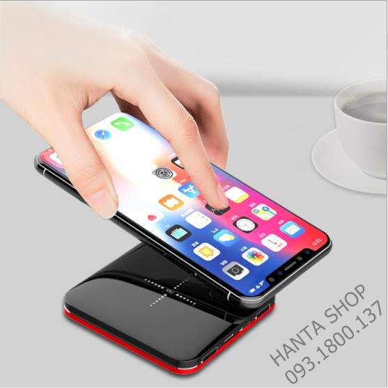 Free Ship  (BH 6 THÁNG) SẠC DỰ PHÒNG KHÔNG DÂY - SẠC NHANH CHO CÁC DÒNG ĐIỆN THOẠI