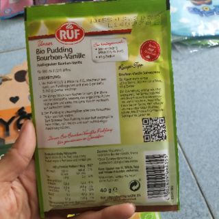 Bột Pudding hữu cơ RUF