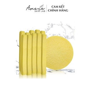 BÔNG NỞ RỬA MẶT 6 MIẾNG HÀN QUỐC - Amora Skinlab