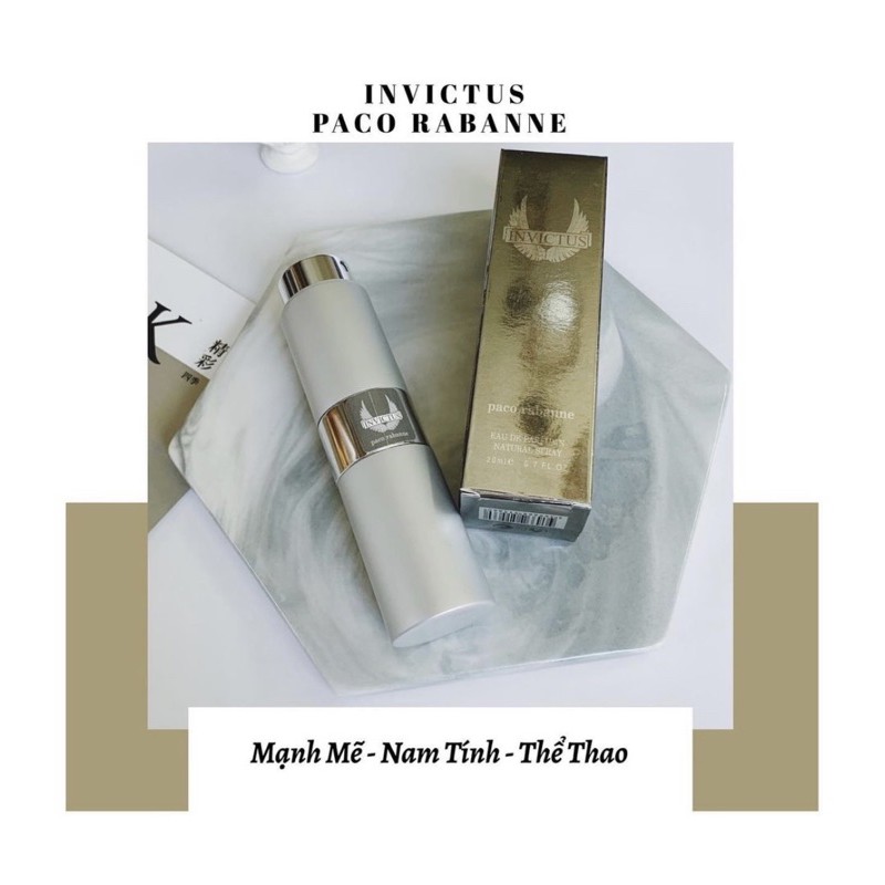 Nước hoa mini 20ml  𝐈𝐧𝐯𝐢𝐜𝐭𝐮𝐬 𝐏𝐚𝐜𝐨 𝐑𝐚𝐛𝐚𝐧𝐧𝐞 🤍