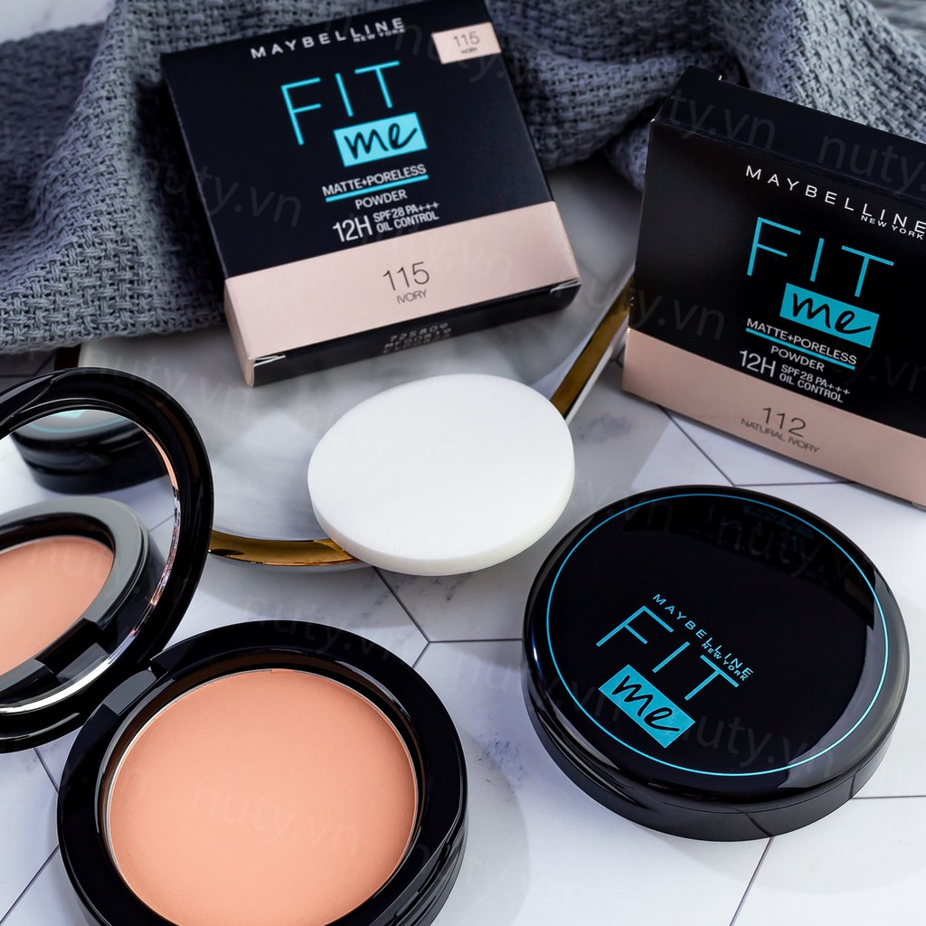 Phấn Phủ Maybelline Fit Me Matte+Poreless Powder 12h SPF 28 PA+++ Oil Control (6g)