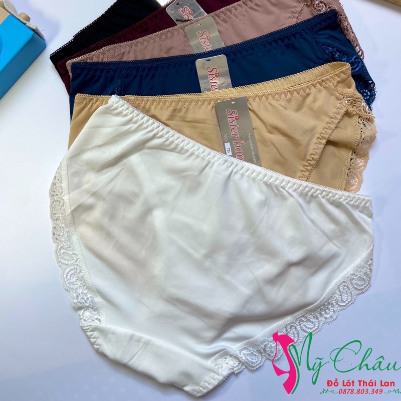Quần Lót Nữ Thun Lạnh Phối Ren Trẻ Trung Dễ Thương Siêu Bền Hàng Nhập Khẩu, MỸ CHÂU - SHOP ĐỒ LÓT THÁI LAN 723 | BigBuy360 - bigbuy360.vn