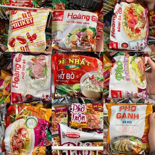 PHỞ GÓI ĂN LIỀN CÁC LOẠI , HỦ TIẾU SƯỜN HEO, HỦ TIẾU BÒ KHO, PHỞ TRỘN ĐỆ NHẤT