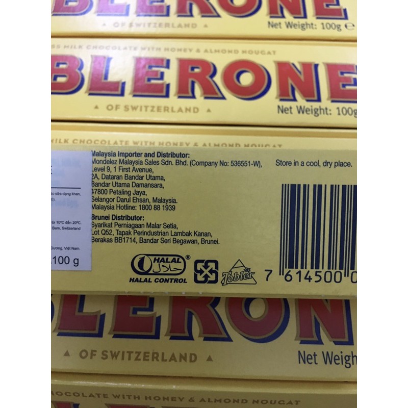 - TOBLERONE- DATE 2023