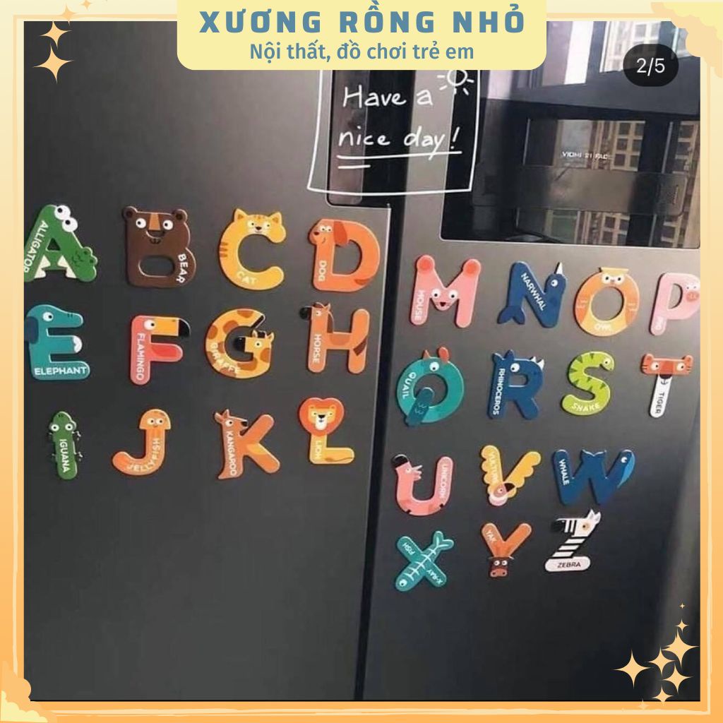 [Chính Hãng] Bộ số và chữ cái nam châm Mideer, Number Magnets gồm 26 miếng, đồ chơi nam châm học số và phép tính