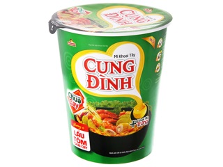 [Hàng chuẩn] Mì tôm Cốc Cung Đình đủ vị 65gr