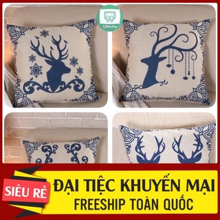 Gối tựa lưng, gối tựa lưng sofa vải gai cỡ 45x45cm