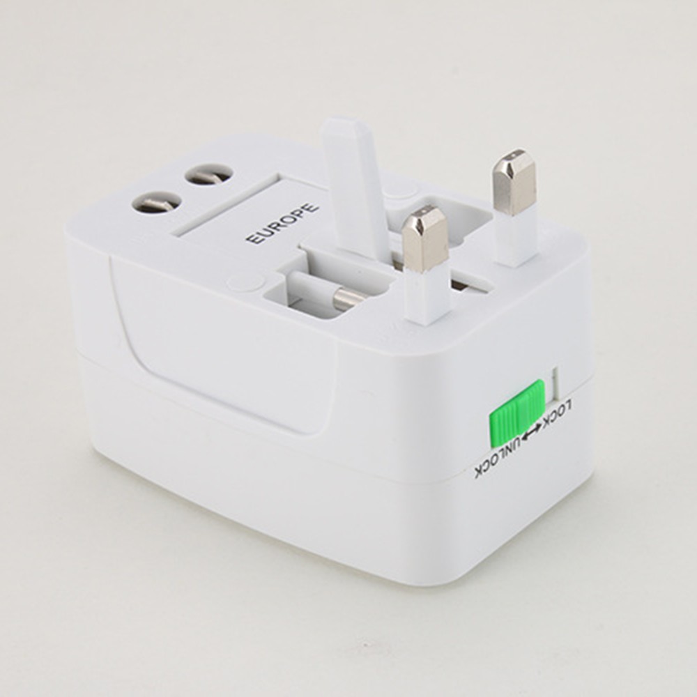 Phích cắm chuyên dùng du lịch quốc tế - Bộ chuyển đổi du lịch usb đa năng  - Ổ cắm bằng đồng 2 3 chân sạc usb