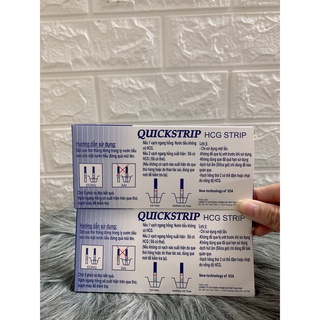 Que Thử Thai Quickstrip Phát Hiện Thai Sớm