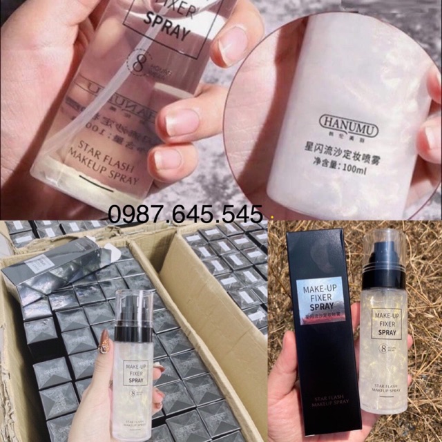 Xịt khoáng nhũ make up KB G212