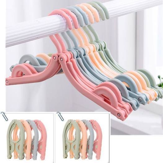 Combo 10 Móc Treo Quần Áo Gấp Gọn Thông Minh Tiện Lợi Khi Đi Du Lịch