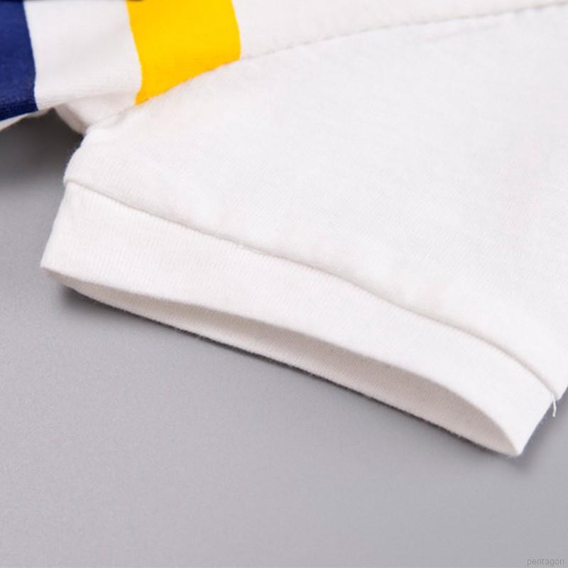 Bộ áo thun kẻ sọc + quần denim cho bé trai