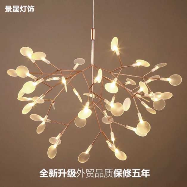 Đèn thả chùm hera 45 lá , trang trí phòng khách, phòng ăn sang trọng, tặng kèm bóng led, bảo hành 2 năm ĐÔ THÀNH LIGHT