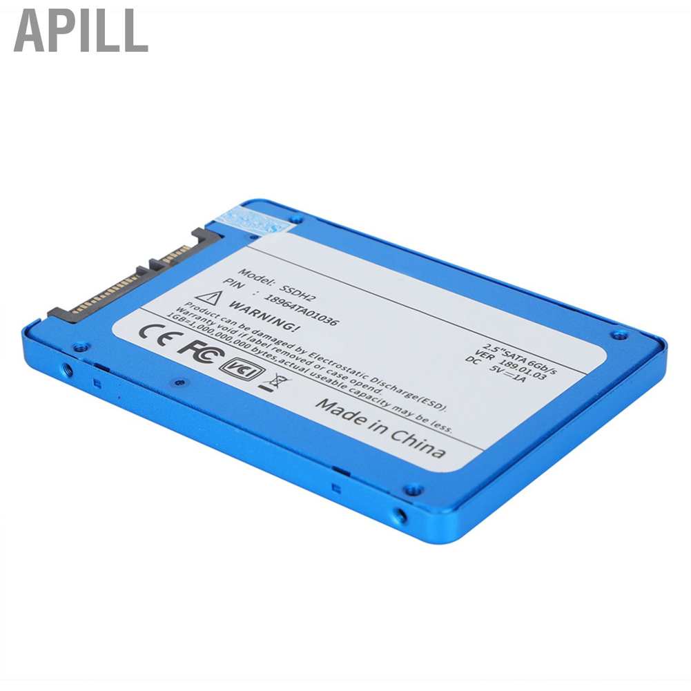 Apill Hsthe Sea Mobile Solid State Disk Portable 2.5 Inch Virgo Blue Metal External SSD for PC Computer