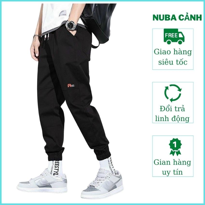 Quần jogger nam bo chân chất kaki cao cấp co giãn 4 chiều. quần baggy NUCA 24