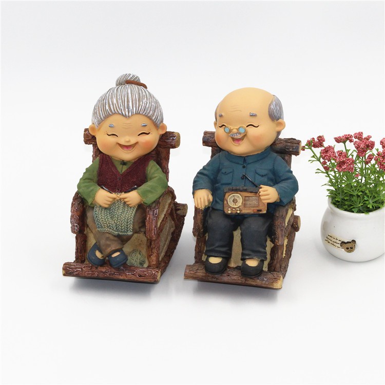 Tượng ông bà anh trang trí mẫu mới
