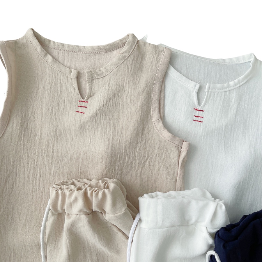 Bộ quần áo ba lỗ sát nách bé trai bé gái, chất đũi cao cấp,thoáng mát cho bé từ 6-19kg