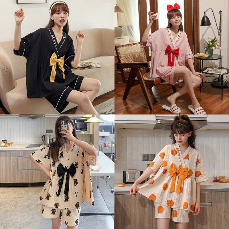 Bộ Đồ Pijama Nữ Cao Cấp Siêu Xinh DN03 Guu