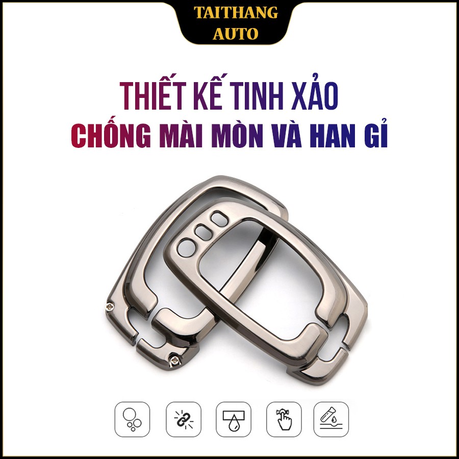 ốp chìa khóa hyundai , bảo vệ chìa khóa hyundai i10 thép không rỉ với khả năng chịu lực , kiểu dáng sang trọng hiện đại