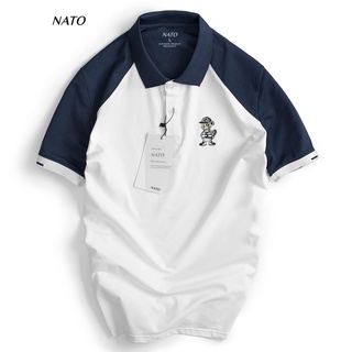 Áo Thun Polo Nam DLO Vải Cotton Cá Sấu Cao Cấp Basic Đẹp Tay Ngắn Có Cổ Màu Trắng Đen Đỏ Xanh Navy Trơn Họa Tiết NATO