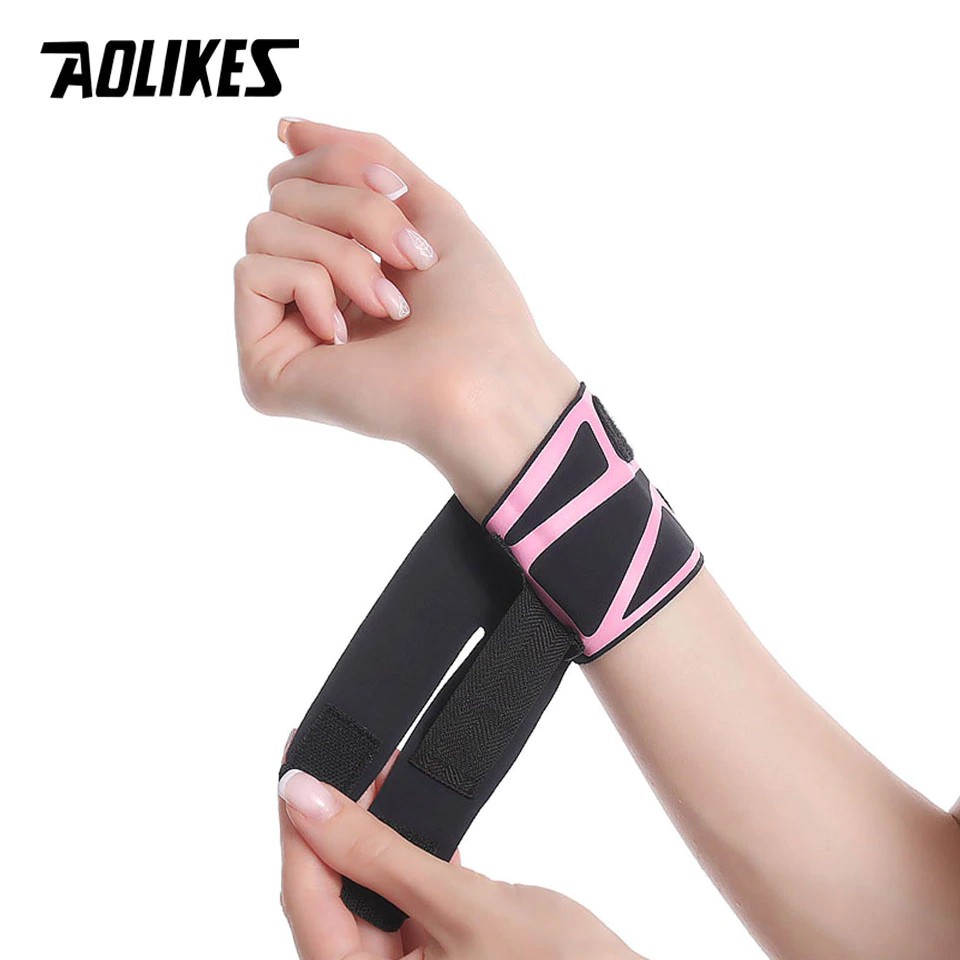 Bộ 2 băng quấn cổ tay AOLIKES A-7930 bảo vệ hỗ trợ khớp cổ tay Sport wrist protector