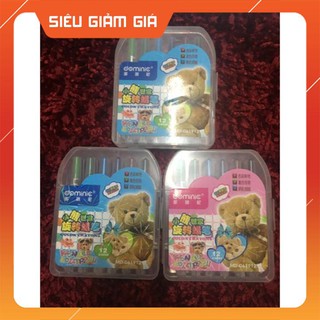 Bút sáp mầu vặn 12 mầu - khách sỉ ib