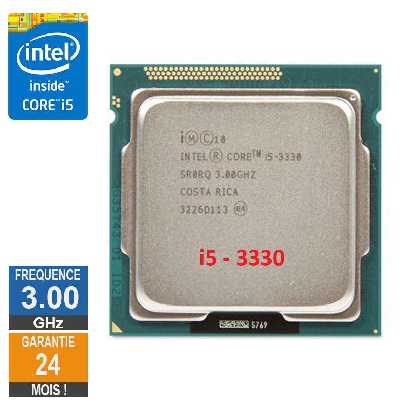 CPU Intel Core i5 3330 (3.20GHz, 6M, 4 Cores 4 Threads) Đã Qua Sử Dụng, Không Kèm Fan