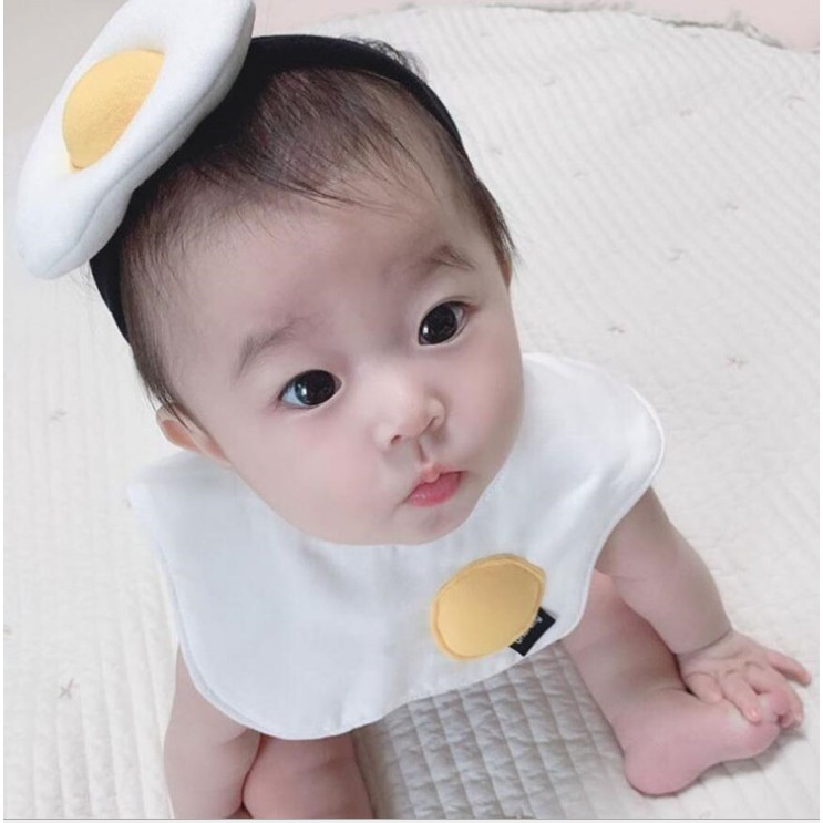 Băng đô cho bé - trứng ốp la Mimo baby