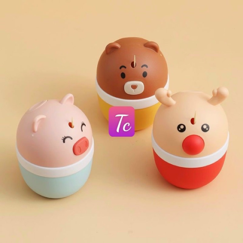 PVN32892 Hộp Đựng Tăm Xỉa Răng Hình Heo Xinh Xắn