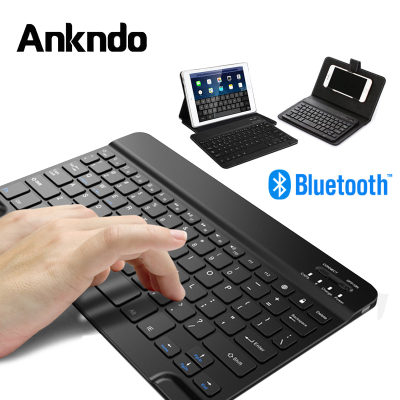 ANDROID Bộ Chuột Bàn Phím Bluetooth Không Dây Trọng Lượng Nhẹ Di Động Cho Điện Thoại iPad Andriod