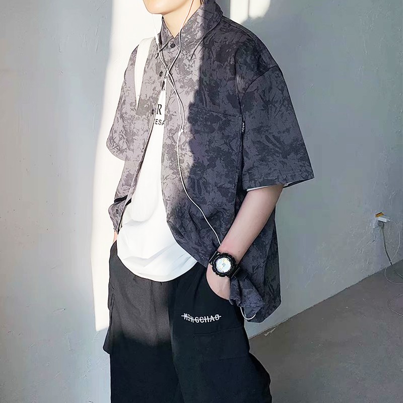 Áo thun ngắn tay phong cách thời trang dành cho nam | BigBuy360 - bigbuy360.vn