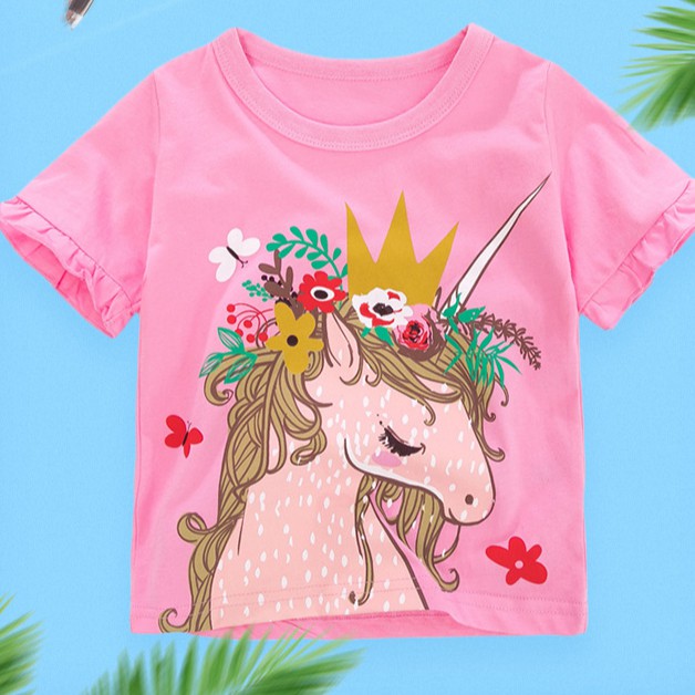 Mã QW110 áo ngựa pony hoa màu hồng siêu xinh siêu yêu của Little Maven