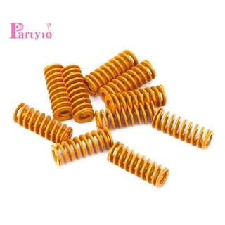 Set 10 lò xo nén nhiệt 3d màu vàng chuyên dụng cao cấp cho creality ender 2 3 pro cr-10s pro 8x20mm