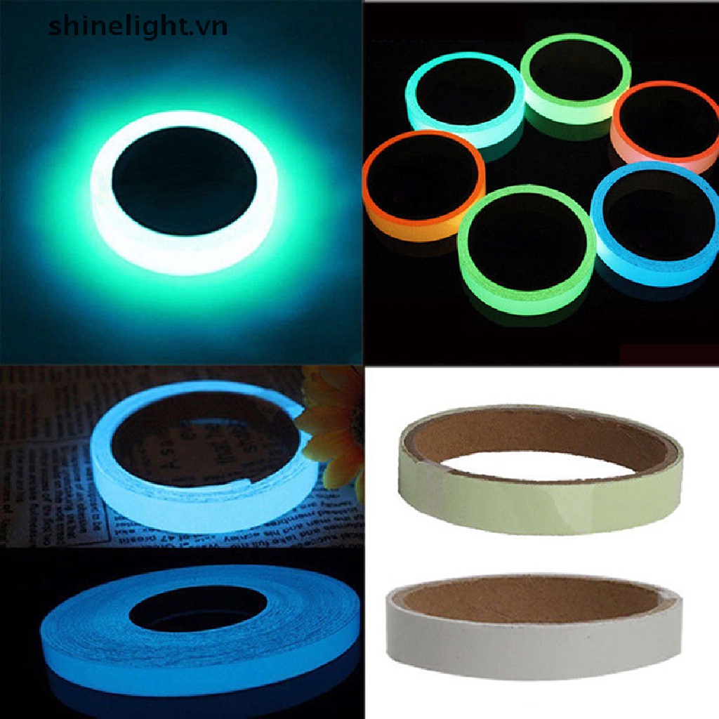 Cuộn Băng Dính Phát Sáng Trong Bóng Tối Chống Thấm Nước Trang Trí Nhà Cửa [VN]