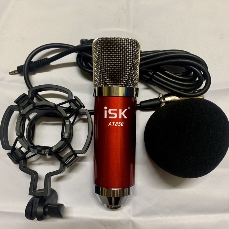 CHỌN BỘ THU ÂM KARAOKE MIC ISK AT850-CARD V10 CÓ BLUETOOTH BẢO HÀNH 1 NĂM ĐỔI MỚI