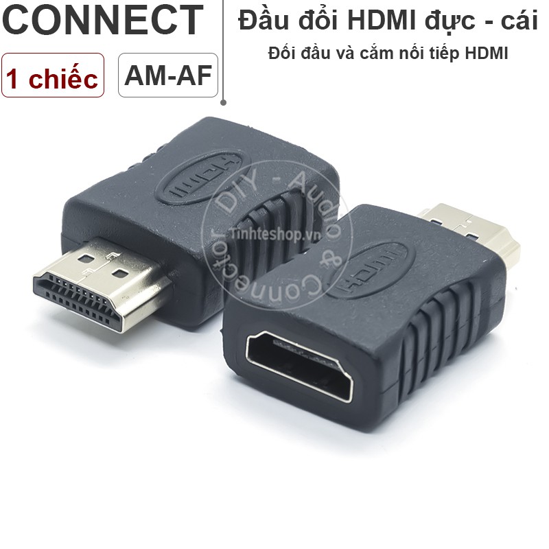 1 chiếc - Đầu chuyển đổi HDMI đực sang HDMI cái - Giắc cắm nối HDMI male to HDMI female adapter