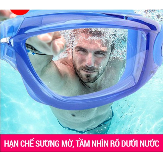 Rẻ vô địch kính bơi chống tia UV ,kính tráng gương , kính bơi cận, kính mắt trong dành cho người lớn, trẻ em