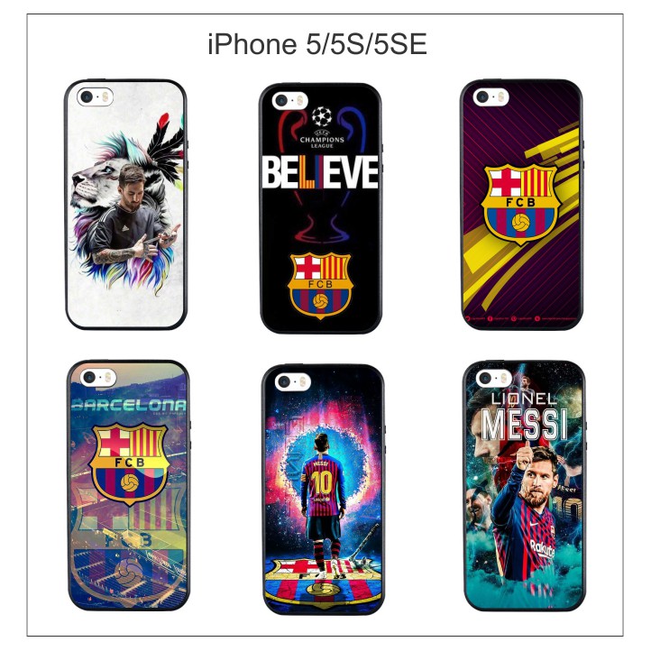 Ốp lưng iPhone 5/5S/5SE hình bóng đá barcelona