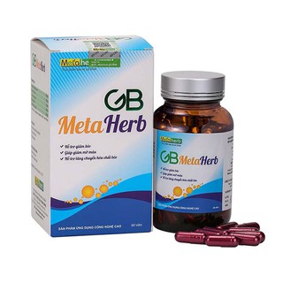 (SIÊU KHUYẾN MÃI-2 NGÀY-GIÁ GỐC 450K) GB Metaherb – Khắc tinh của Cholesterol xấu – Hỗ trợ giảm béo