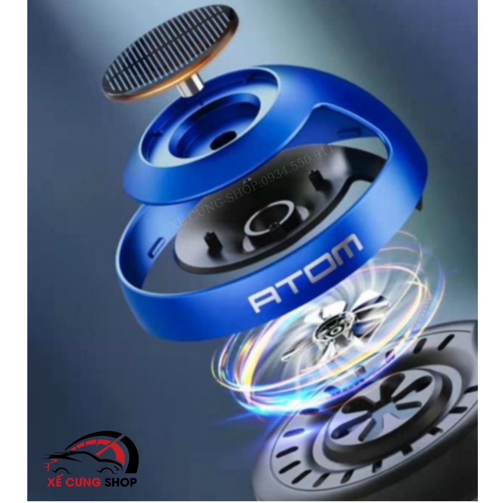 Nước hoa ô tô cao cấp Atom chạy năng lượng mặt trời
