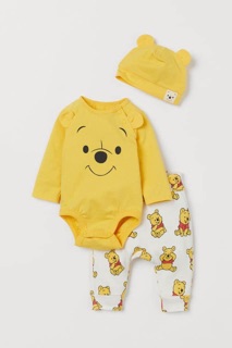 Bộ 3 chi tiết bé trai 6-9m Hm