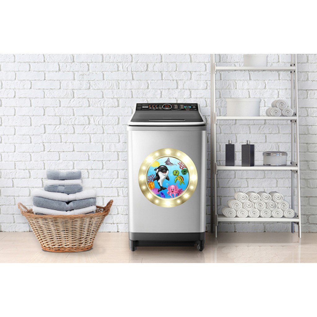 Decal trang trí máy giặt số 3
