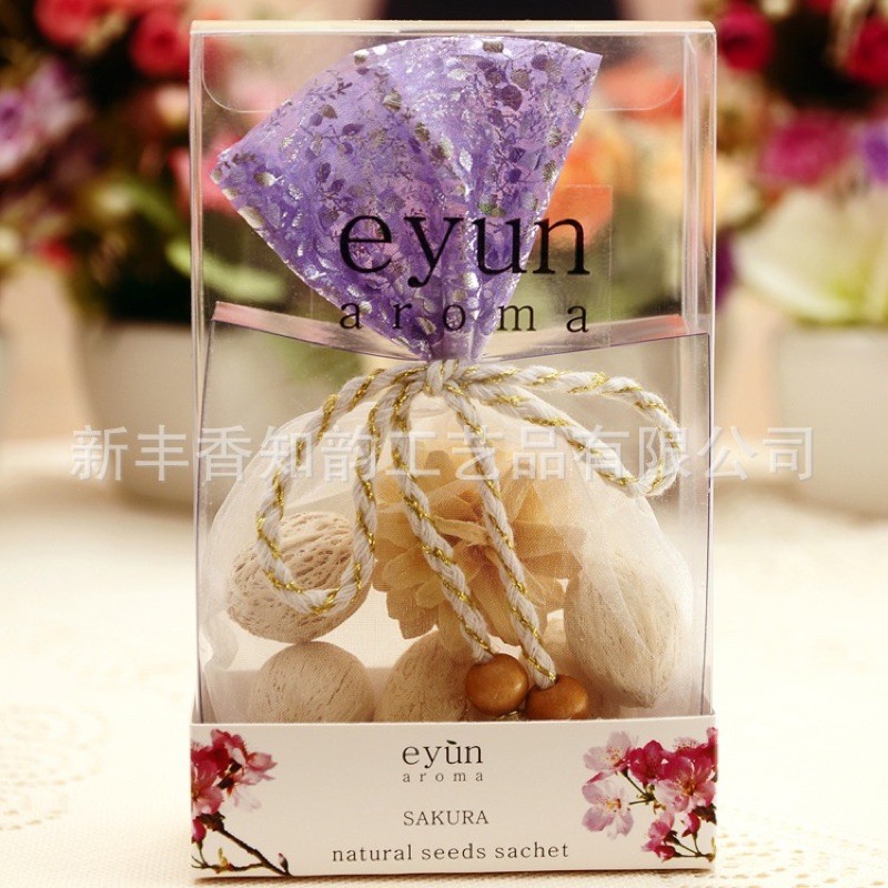 Tinh dầu treo oto, túi thơm tinh dầu Eyun Aroma chính hãng (hương Ly nhài)